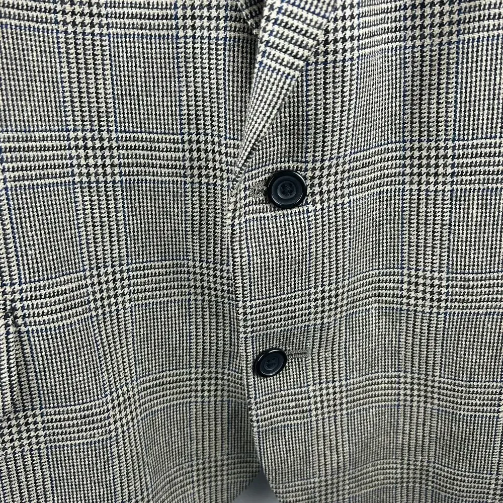 Vintage‎ Oscar De La Renta Silk Wool Blend Two-Button Blazer (46)